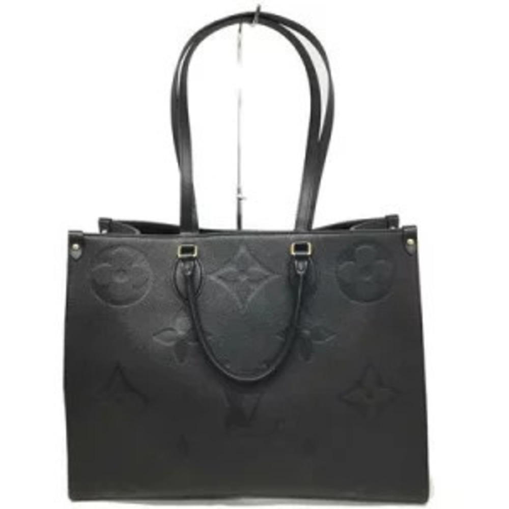 Louis Vuitton OnTheGo Shoulder Black Monogram Empreinte Bag Noir